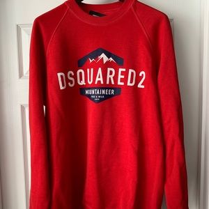 DSQUARED2 red sweatshirt great condition sz xxl